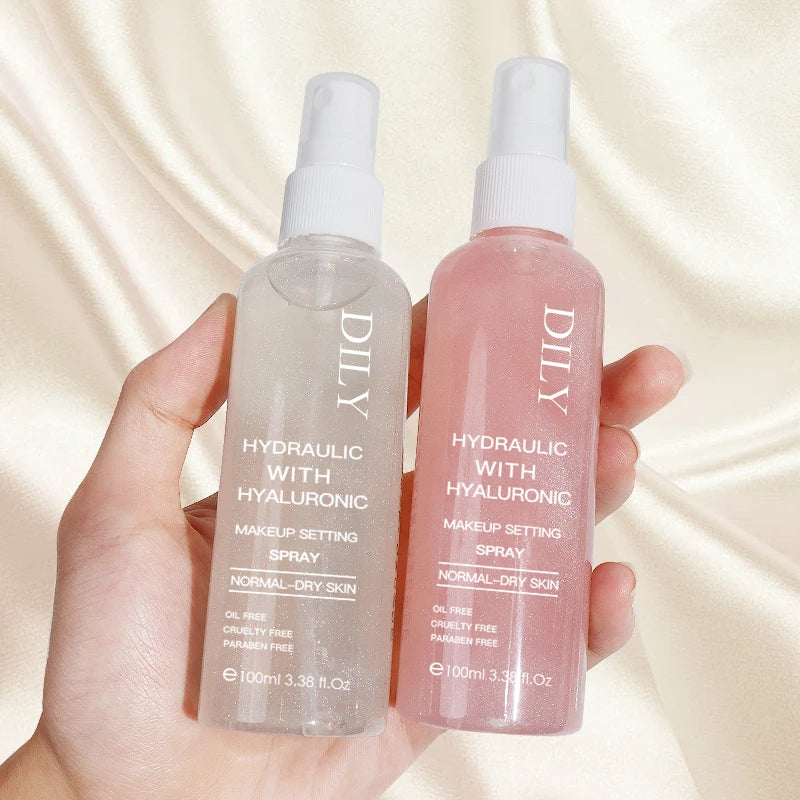 100ml Cosmetics Shimmer Setting Spray Long Lasting Waterproof Oil-Control Matte Fixing Mist Setting Spray Makeup