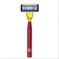 G GUTCHE Salon Professional Manual razor Household Wooden Handle Seven Layers of Blades Replaceable Blade Hand razor