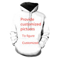 Fitspi 3D Printed Couple Hoodie Custom Matching Sweatshirt Pullover Wholesale Bulk Order Dropshipping Unisex Gift