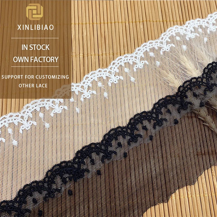 Water Soluble Milk Silk Lace Soft and Comfortable Embroidery Lace Factory Direct Sales Hot Selling Mesh Embroidery Spot Supply