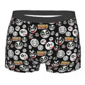 3D Digital Printed Men's Elastic Breathable Underwear Holiday Gift Man Briefs Polyester Custom logo Wholesale Plus Size  Boxer