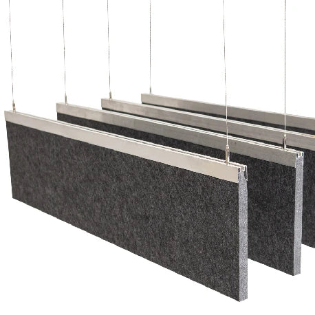 Sound Absorbing Polyester Acoustic 3D Ceiling Baffle Panels