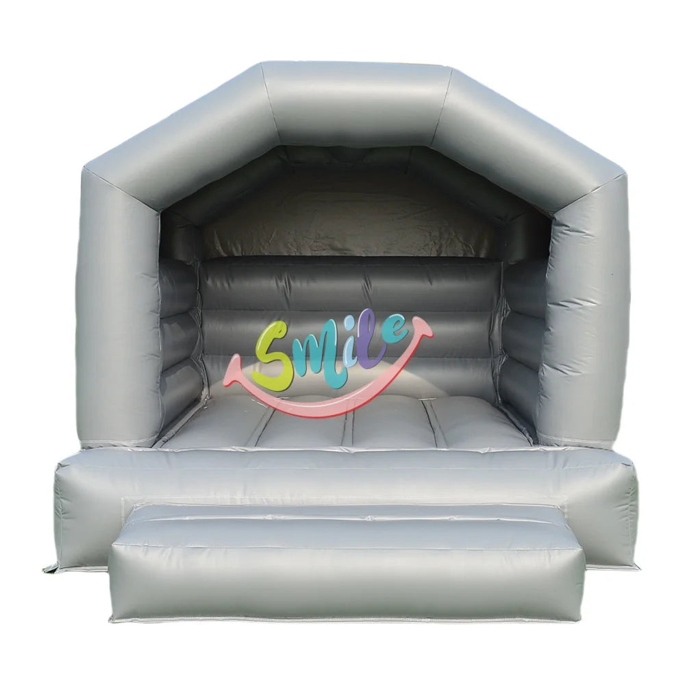 Commercial Wedding Bounce House Kids Jumping Bouncy Castle Jumper White Inflatable Bounce House for Party