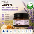 OEM ODM Natural Organic Grass Fed Beef Tallow Skincare Moisturizing Whipped Face Balm Halal Honey Tallow Balm MegaBDM