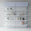 Steel Heavy Duty Double Sided Display Stand Grocery Shelves with Epoxy Powder Coating for Supermarket Gondola Shelving