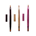Retractable Lipstick Eyeshadow Eyebrow Eyelash Foundation Makeup & Tools Eyebrow Brush Double Ended