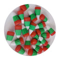 Cute Christmas Corn Candy Resin Flatback Cabochon Cute Mini  Food Scrapbooking Decoration Craft DIY Hair Accessories