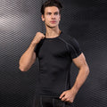 Sports Training t Shirt Elastic Quick-drying Short-sleeved T-shirt Men's Tight-fitting Short-sleeved Fitness Clothes
