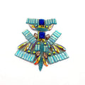 Factory Wholesale Aqua Color Rhinestone Patches Resin Stone Applique for Tampa Carnival Dance Costumes Decoration