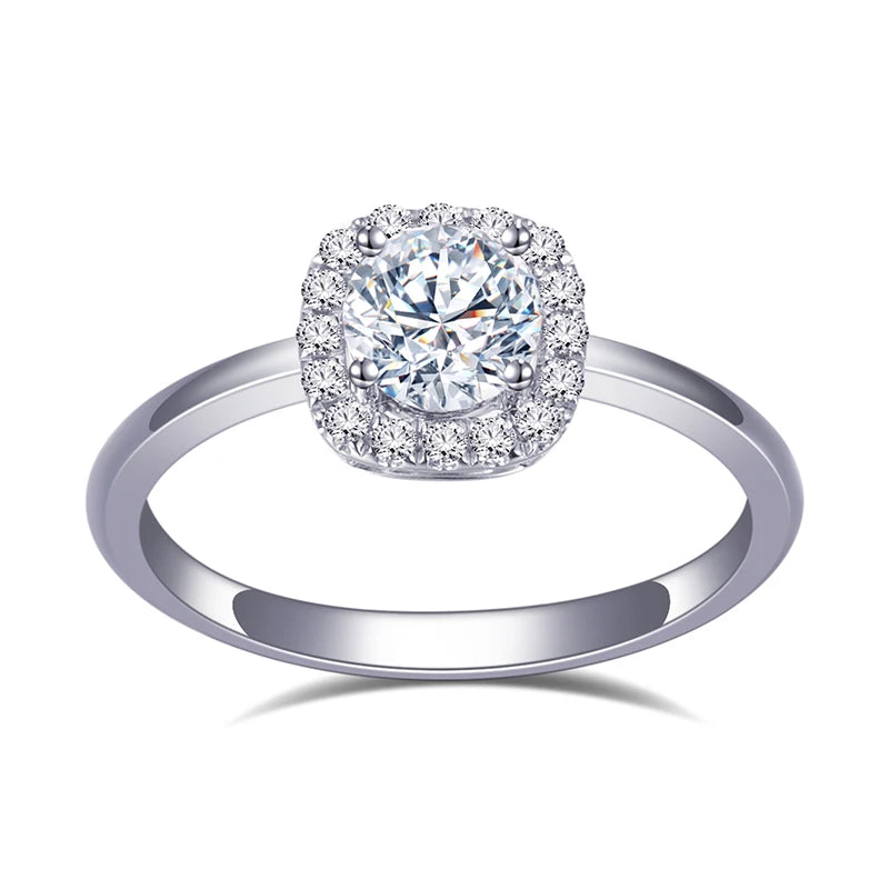 Customized Jewelry MSR-918 14K Gold IGI 0.5ct D VVS2 Round Lab Diamond Engagement Ring