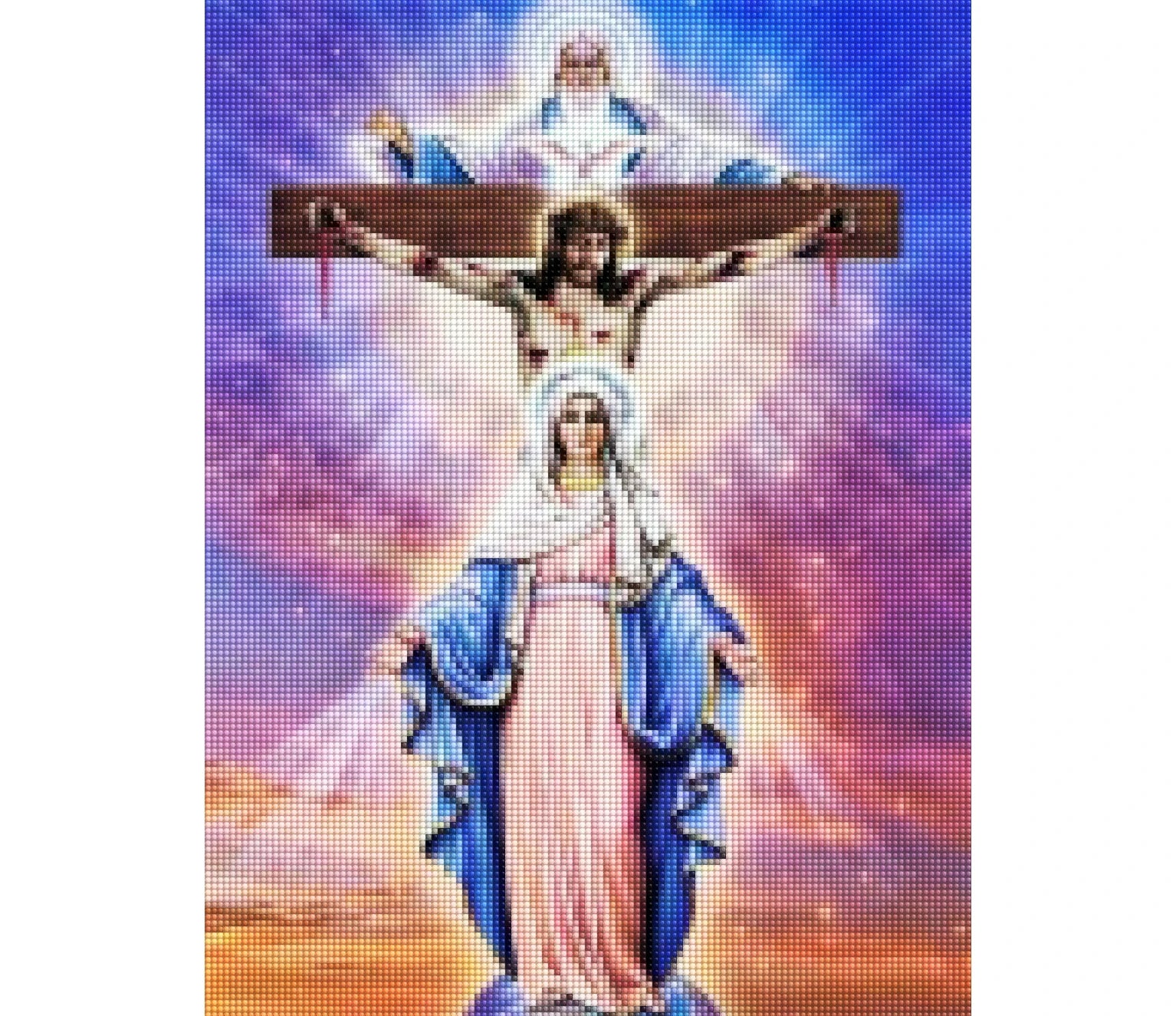Factory Diamond Painting Kits Sacred Christ Wall Arts Paintings Photo 5d Mosaic Crystal Paintings
