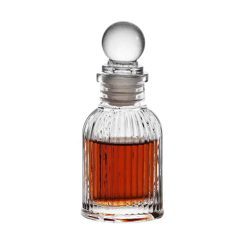 Super Sealed Mini Portable Vertical Cocktail Bitter Bottle Lead-free High Borosilicate Glass Bar Measures European Style Bar