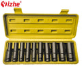10pcs 8-24mm 1/2 Inch Drive Deep Impact Socket Set Heavy Metric Garage Tool Impact Socket Set Hand Tool Set