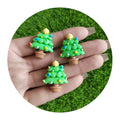 Mix Designs Christmas Tree Shoes Snowman Gift Dessert Cartoon DIY Resin Flatback Cabochon for Lucky Bag Phone Case