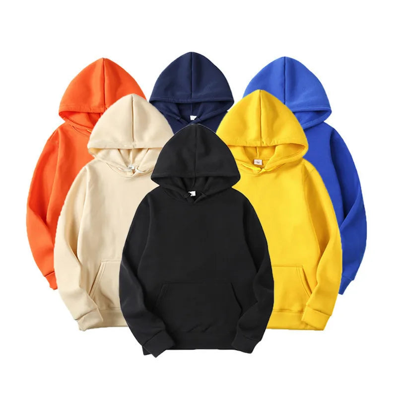 Men's Custom Logo Pullover Hoodies & Sweatshirts Printing Plain Knitted Sweatshirts Sublimated Blank Clothing Manufacturer