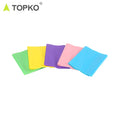 TOPKO Yoga Fitness Workout Physical Therapy Tension Band Home Use TPE Elastic Exercise Pulling Band