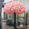 Fiberglass Cherry Real Wood Trunk Artificial Tree 4 Meter Plastic Trees for Mall Decor