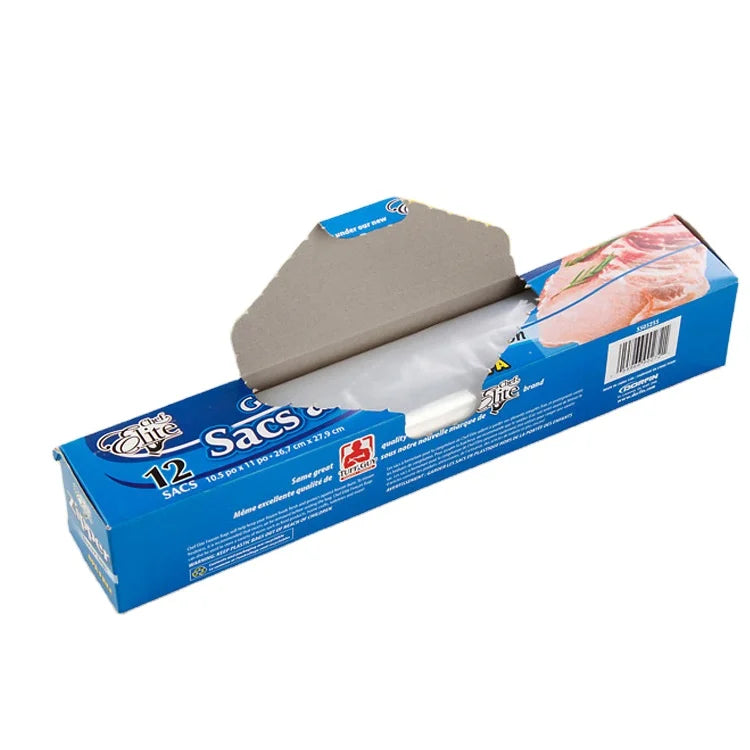 Factory Direct Selling Refrigerator Self-Sealing 12 Sealed Thickened Moisture-Proof Food Fresh-Keeping Bags
