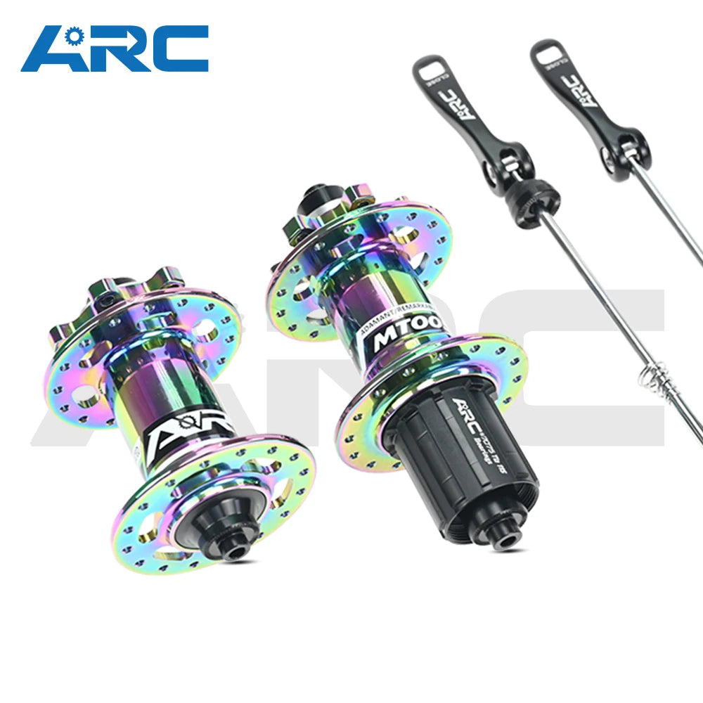 ARC Rainbow MT-005F/R Customizable Factory Oem Super Loud Bike 100/135/142MM Wheel Hubs 32 Hole MTB Rear Hub Alloy Bicycle Hub