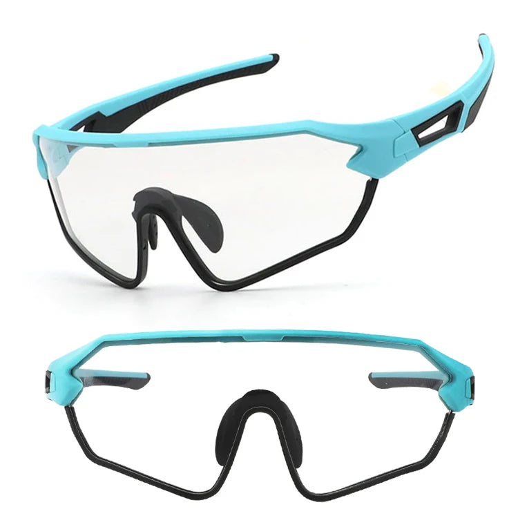 Custom TR90 Uv400 Gafas Deportivas Best Interchangeable Photochromic Cycling Sunglasses