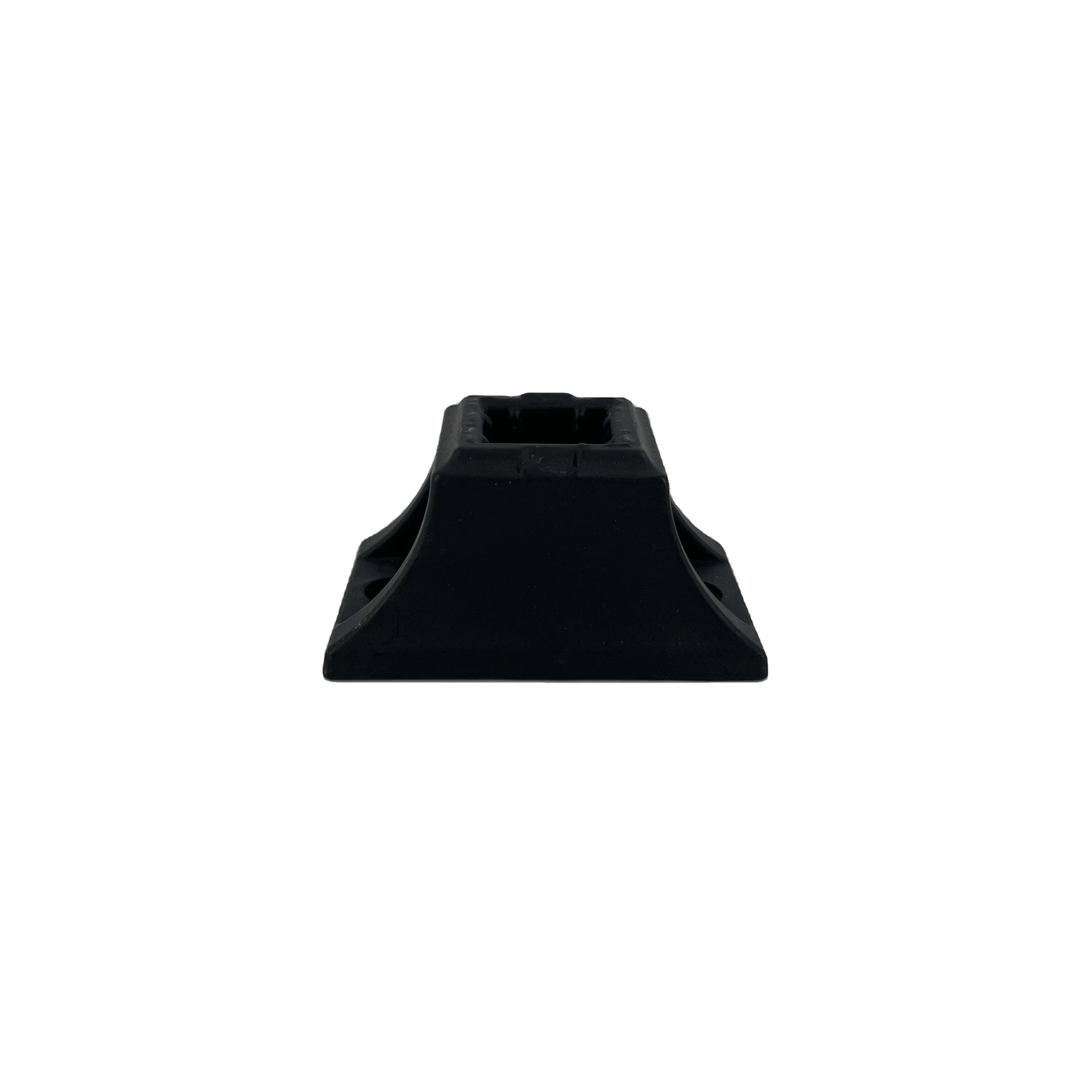 Modern Popular Aluminum Flat Base Shoe for Stairs Baluster with Sand Blasted Surface Multi-color Options Lifetime Warranty