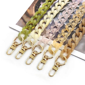Deepeel L1-28 40-120cm Bag Accessories Resin Handbag Handles Shoulder Strap Acrylic Colorful Bags Chain