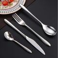 New Arrival Stainless Steel Knife Fork Spoon Cutlery Set Silverware Stainless Steel Flatware Set for Restaurant Wedding Home