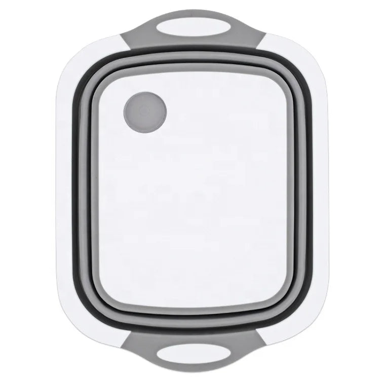 Multifanctional Plastic Chopping Cutting Board Portable 2 in 1 Foldable  Plastic Cutting Chopping Board