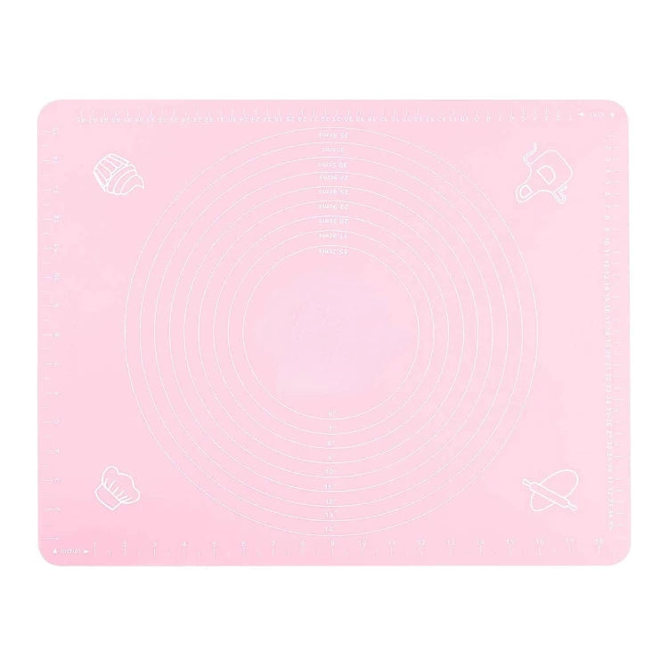 Heat Resistant Silicone Kneading Mat Household Kitchen Thickened Baking Mat Silicone Pastry Mat Reusable