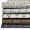 Custom Print Fabric Faux Leather PVC Material Waterproof Synthetic Leather