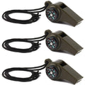 Emergency Survival Whistle 3 in 1 Emergency Whistles with Compass and Thermometer