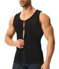 Men's Slimming Body Shaper Zipper Sleeveless Compression Vest Compression Shirt Tank Top Shapewear for Men