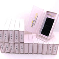 Premium Quality Matte Deep Black CC D Curl Velvet Eyelash Extensions 0.05 0.07mm Cashmere Lash Trays Wholesale