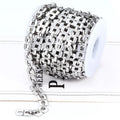 Wholesale 8-Shaped Stainless Steel Necklace Handmade Shiny Fine Chains for Wedding Jewelry Supplies Accessories Roll Jewelry
