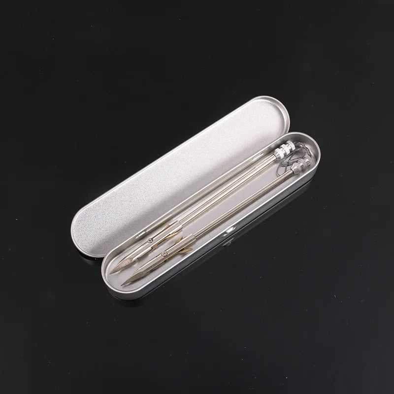 Wholesale Price Custom Fishing Slingshot Accessories Fish Shooting Catapult Rectangle Horses Mouth Tin Box Fish Dart Box