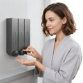 Wholesale Wall Mounted Bathroom Shampoo Shower Soap and Conditioner Gel Dispenser Bottle for Hotel