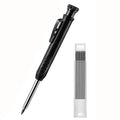 Solid Carpenter Pencil Set with Sharpener of 2.0mm 2.8mm Woodworking Carpenter Mechanical Pencil