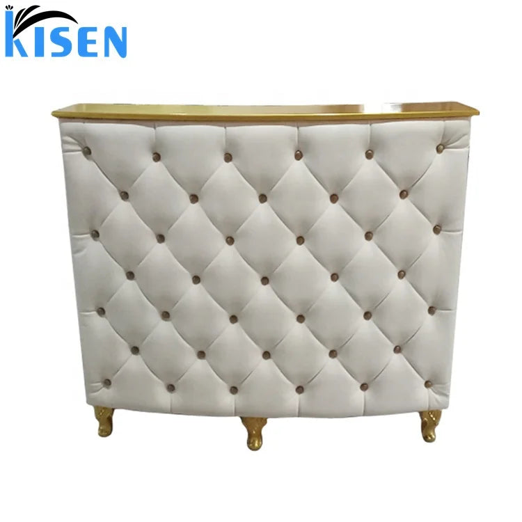 Long l Shape Reception Table Flexible Led Wall for Reception Table Reception Table Office Furniture