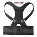 Custom Hot Sale Neoprene Back Belt Adjustable Magnetic Posture Corrector Belt for Men Waist