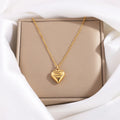 HOVANCI Necklace Accessories Custom Fine Jewelry Necklaces Woman 18K Gold Plated Sunburst Heart Pendant Necklace