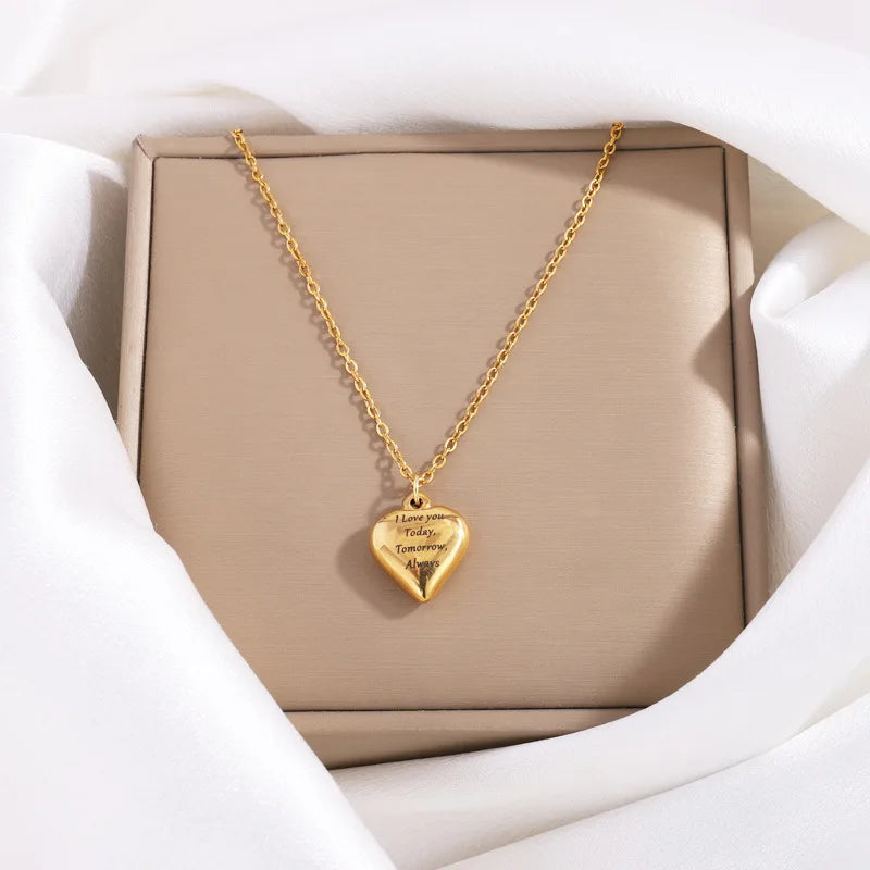 HOVANCI Necklace Accessories Custom Fine Jewelry Necklaces Woman 18K Gold Plated Sunburst Heart Pendant Necklace
