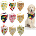 GMTPET OEM 100% Cotton Eco-Friendly Pet Cat Dog Bandage Scarf Bibs Collar Grooming Triangular Scarf