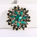 Wholesale Gold Plated Crystal Rhinestone Brooches Wedding Party Engagement Gift for Women Children Alloy Jewelry Weeding Bouquet