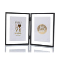 High Quality Floating Glass Photo Frame Rustic Hanging Photo Display Picture Pressed Double Glass Picture Frame
