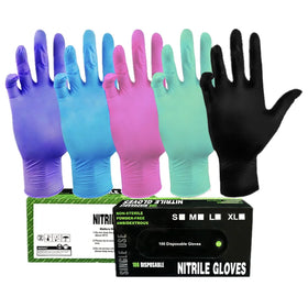 Factory Hair Nail Art Manicure Tattoo Barber Food Safe Kitchen Household Cleaning Beauty Salon Nitrile Glove Disposable Gloves