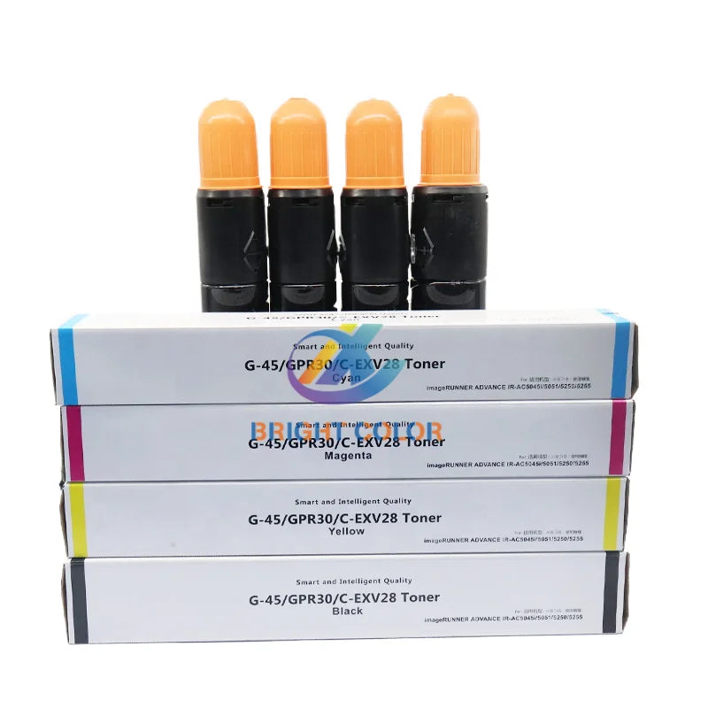High Page Yield Color Toner Cartridges G45 NPG-45 GPR-30 C-EXV28 for Canon IR ADV C5051 C5045 C5250 C5255 NPG45 GPR30 CEXV28