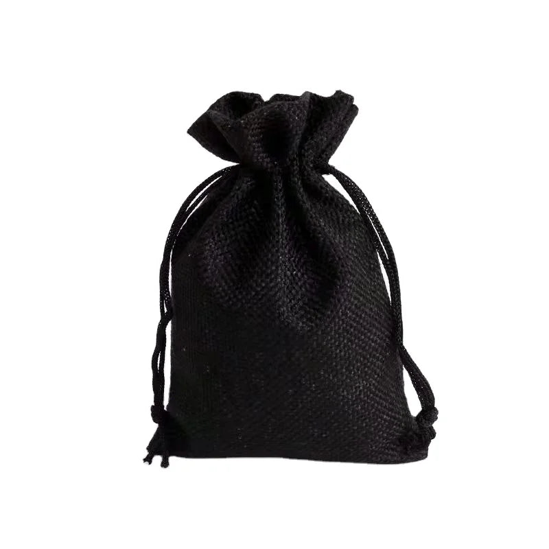 Customized Color Reusable Linen Storage Drawstring Bag Environment-friendly and Breathable Recyclable for Promotions