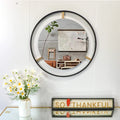 50CM Large Modern Bathroom Bedroom Makeup Home Decor Bathroom Frame Mirror Wall Hanging Dropshipping Wholesale Discount DDP