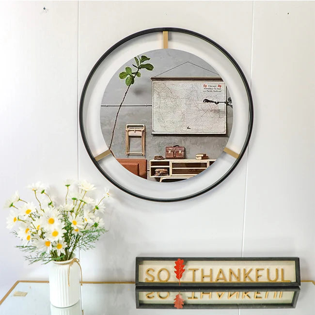 50CM Large Modern Bathroom Bedroom Makeup Home Decor Bathroom Frame Mirror Wall Hanging Dropshipping Wholesale Discount DDP