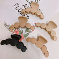 Women Fashion Accessories Hair Claws Clips Dull Polish Acrylic Custom Large Round Bath Hair Pin for Girls